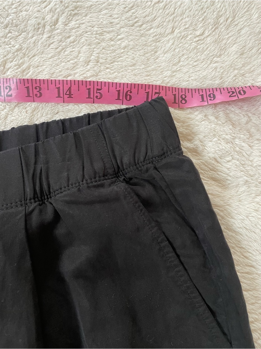 Eileen Fisher Linen Blend Pleated Tapered Pant Size XL Comfort Pull On Coastal - Picture 8 of 11